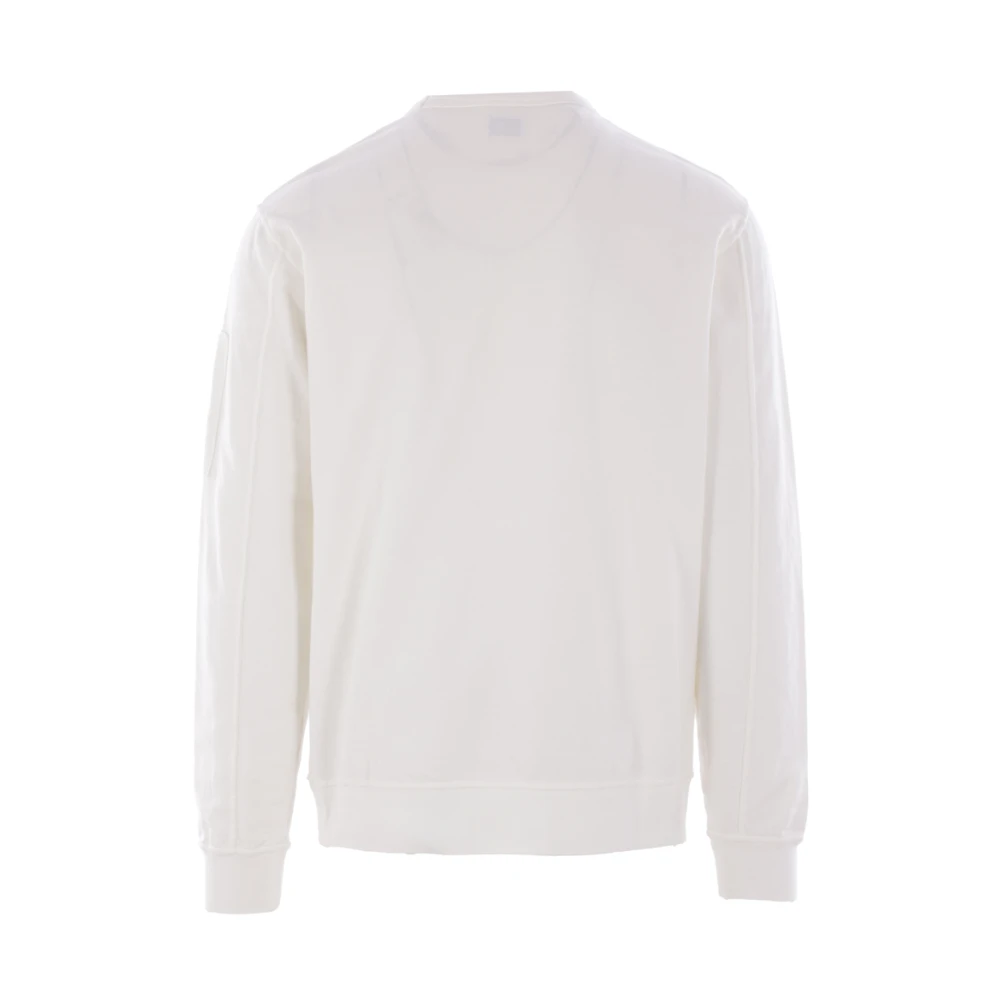 C.P. Company Lichtgewicht Jersey Sweater White Heren