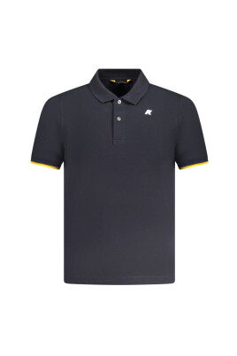 polo-en-coton-bleu-avec-details-contrastants