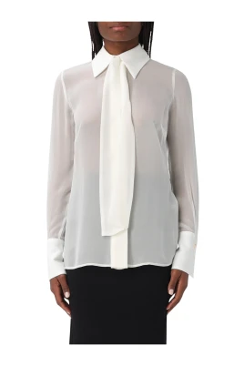 Georgette Skjorta med Halsband