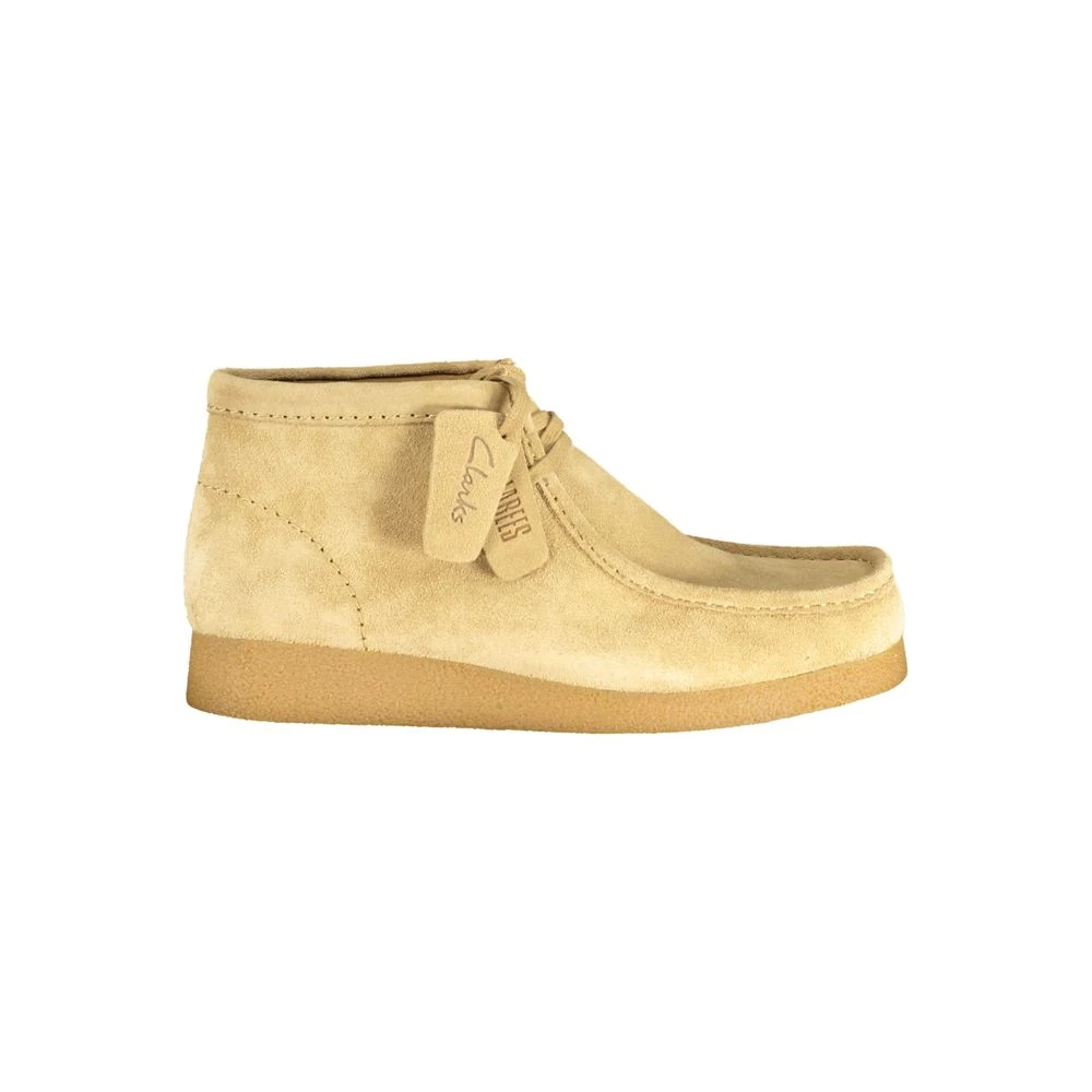 Clarks Men's Beige Lace-Up Boots, 6 Uk, Leather Sneaker