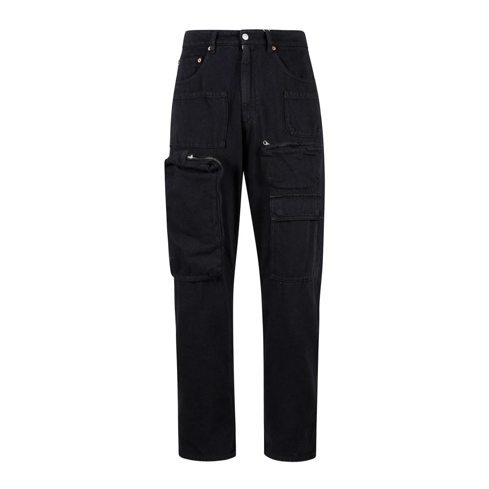 MM6 Maison Margiela Klassieke Denim Broek met Vijf Zakken Blue Heren