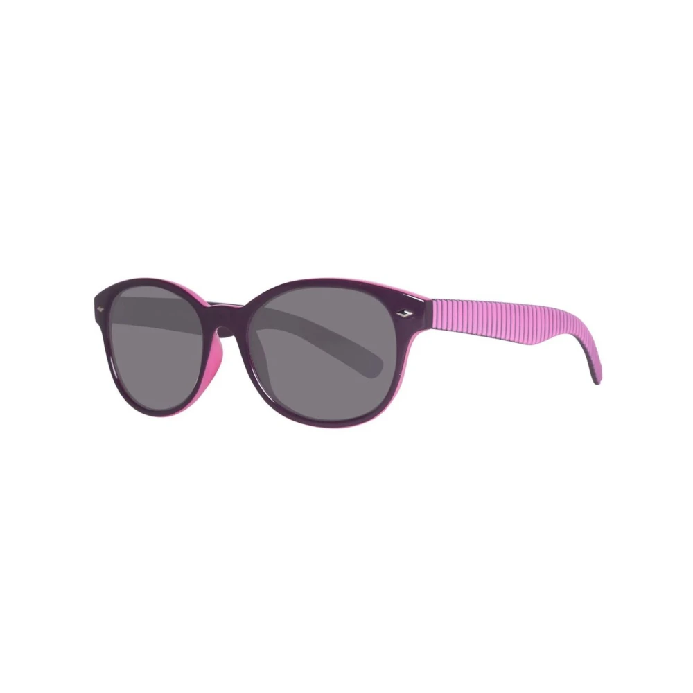 Benetton Women's Purple Injected Frame Sunglasses With Case
