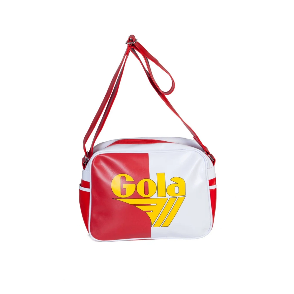 Gola Rode Stoffen Handtas met Schouderband Red Dames