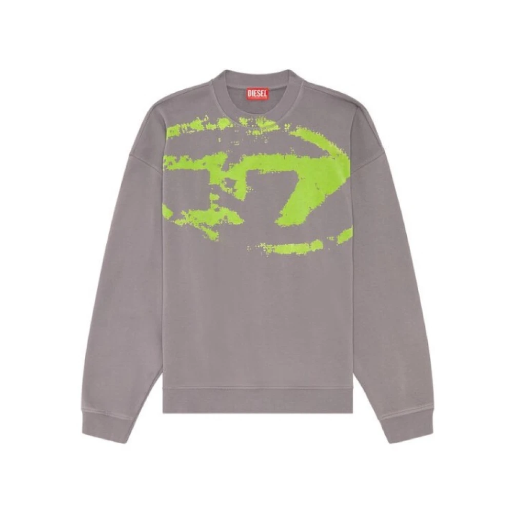 Diesel Herren Violett Sweatshirts & Hoodies, Lila, Sgröße: