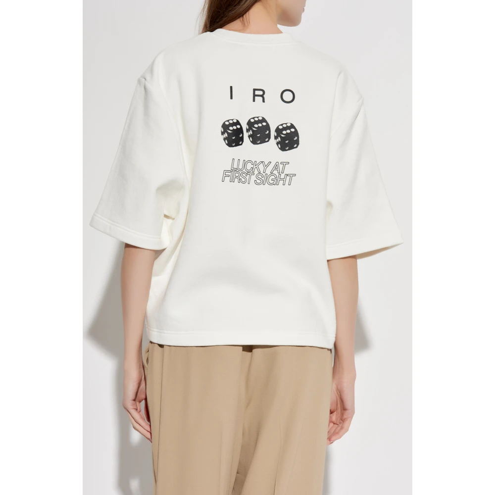 IRO T-shirt Chadie White Dames