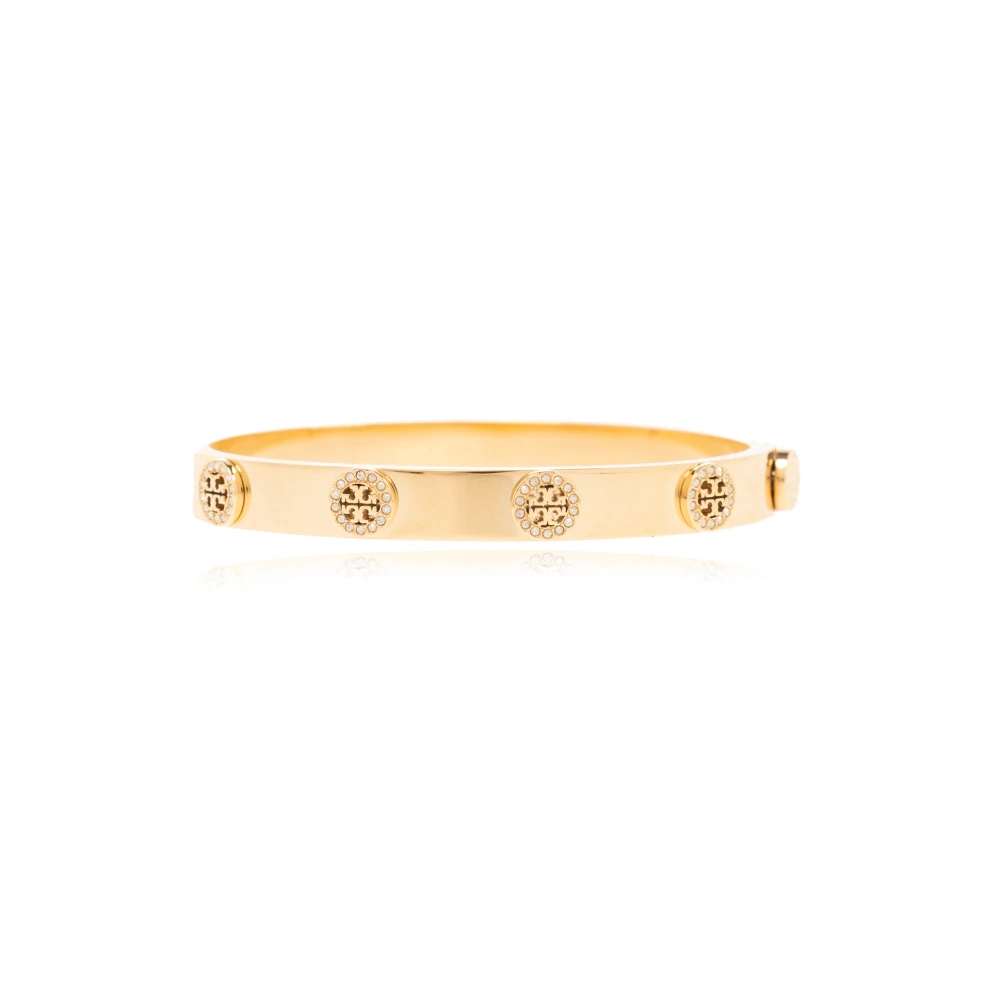 Tory Burch Armband med logotyp Yellow, Dam