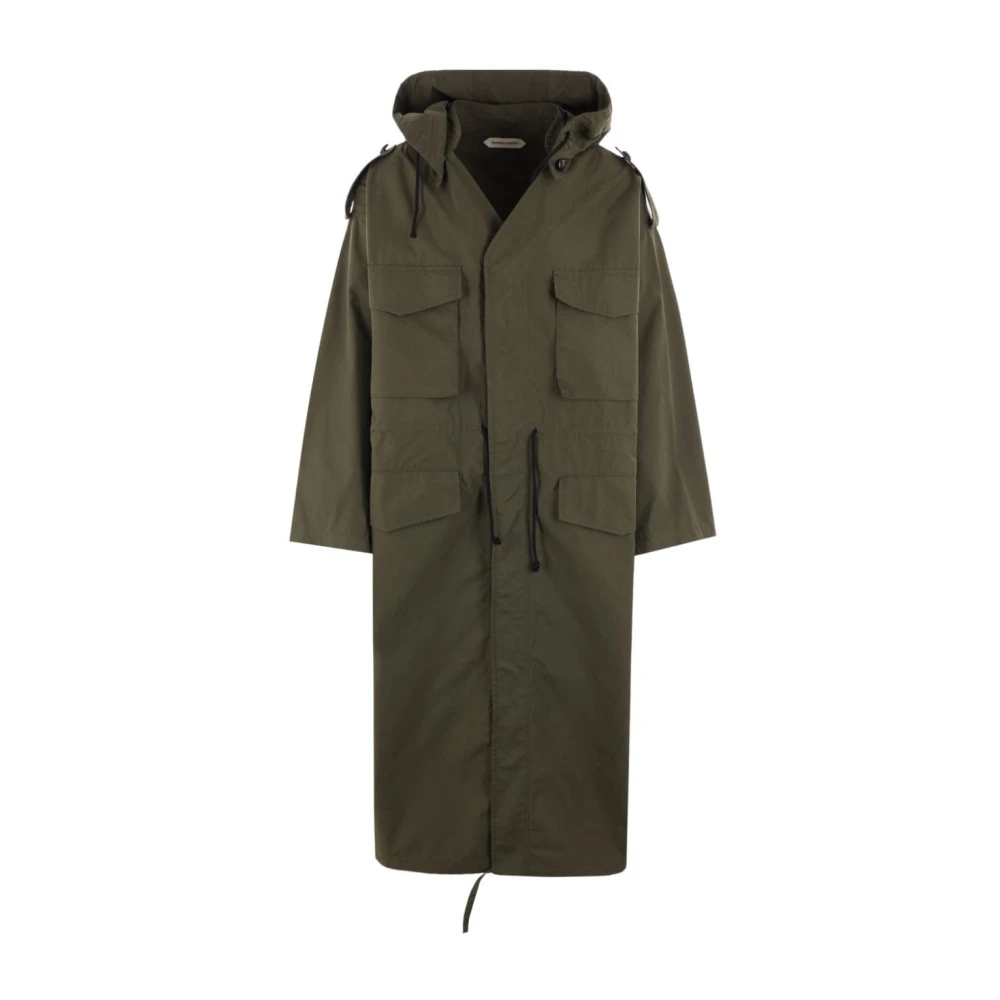 Namacheko Groene Oversize Parka met Afneembare Capuchon Green Heren