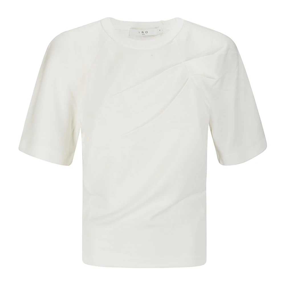 IRO Umae gedrapeerde T-shirt White Dames