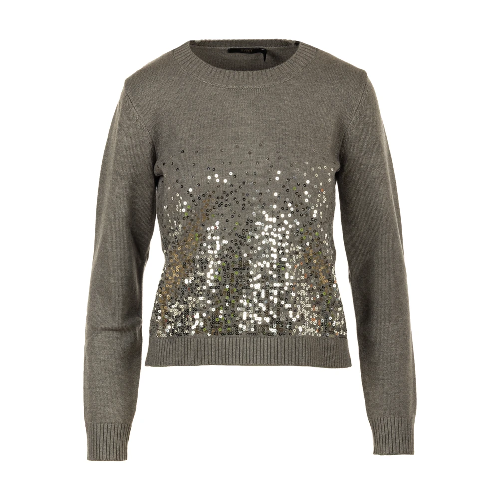 Seventy Lichtgrijze Sweater Collectie Gray Dames