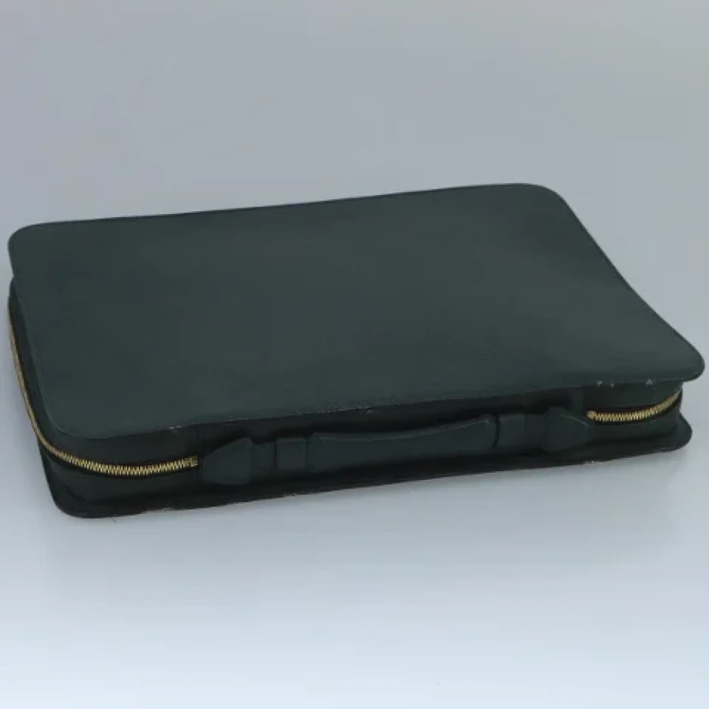 Louis Vuitton Vintage Pre-owned Leather briefcases Green Dames