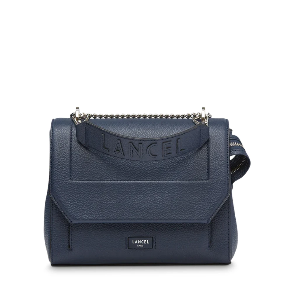 Lancel Women's Blue Leather Crossbody Bag Ninon