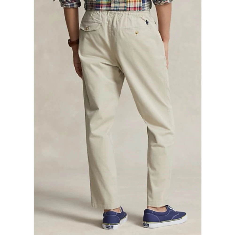 Polo Ralph Lauren Casual broek met trekkoord taille Beige Heren