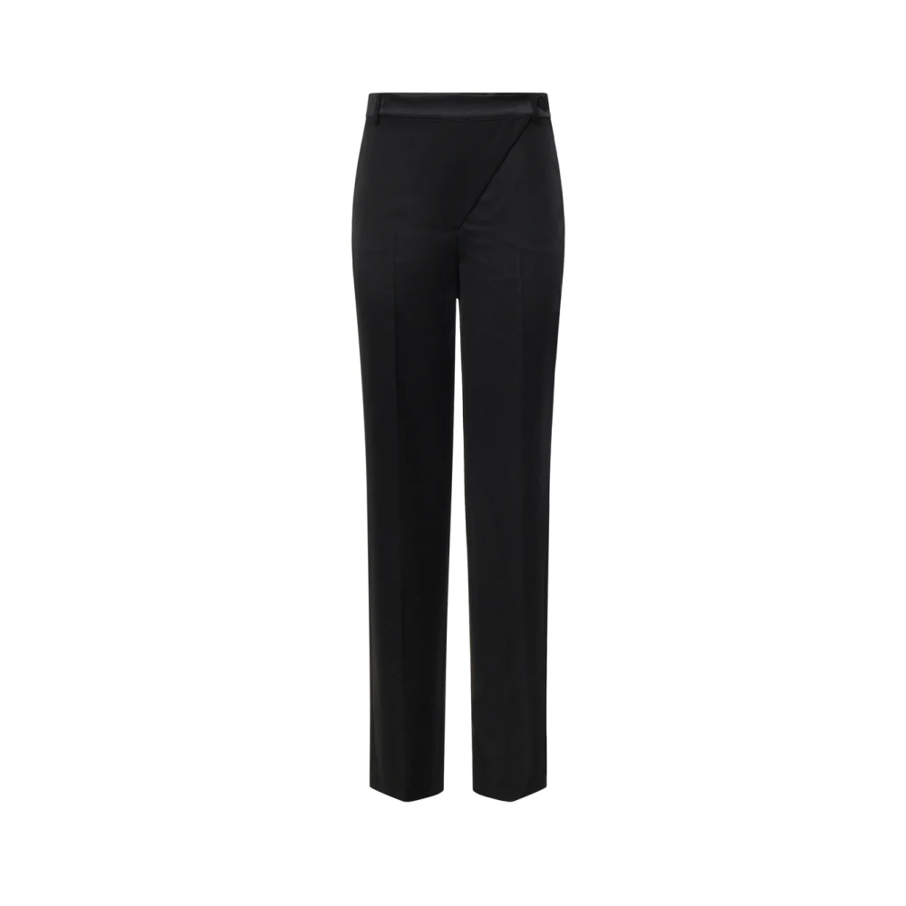 The Attico Long Pant - Female - Slim-Fit Trousers - Black - M - Trousers