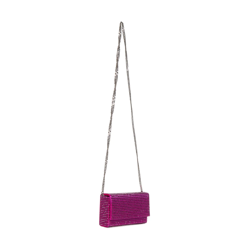 Amina Muaddi Fuchsia Clutch Purple Dames