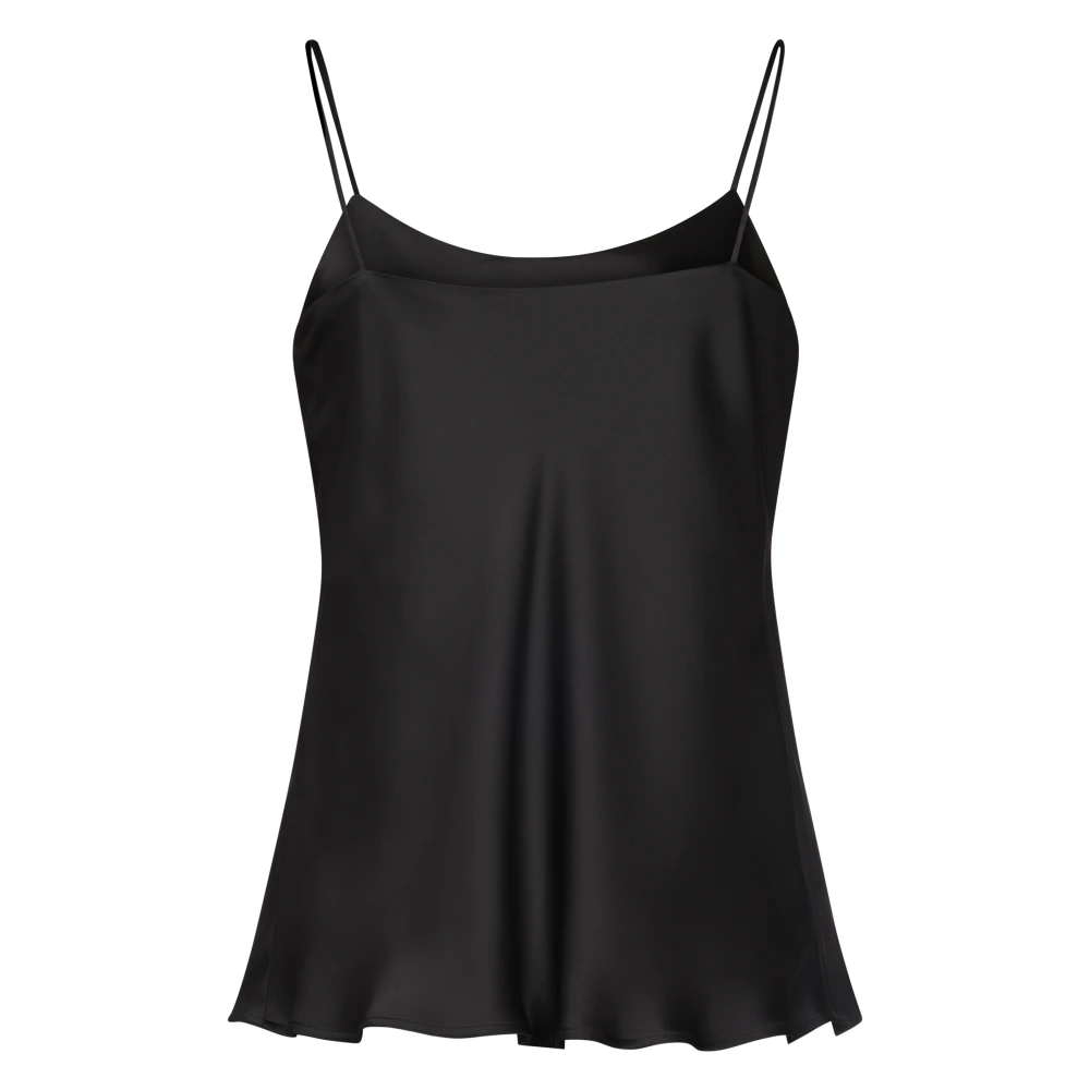 Herno Zwarte Top voor Stijlvolle Look Black Dames