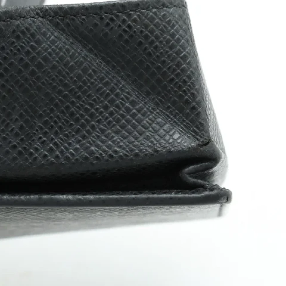 Louis Vuitton Vintage Pre-owned Leather wallets Black Heren