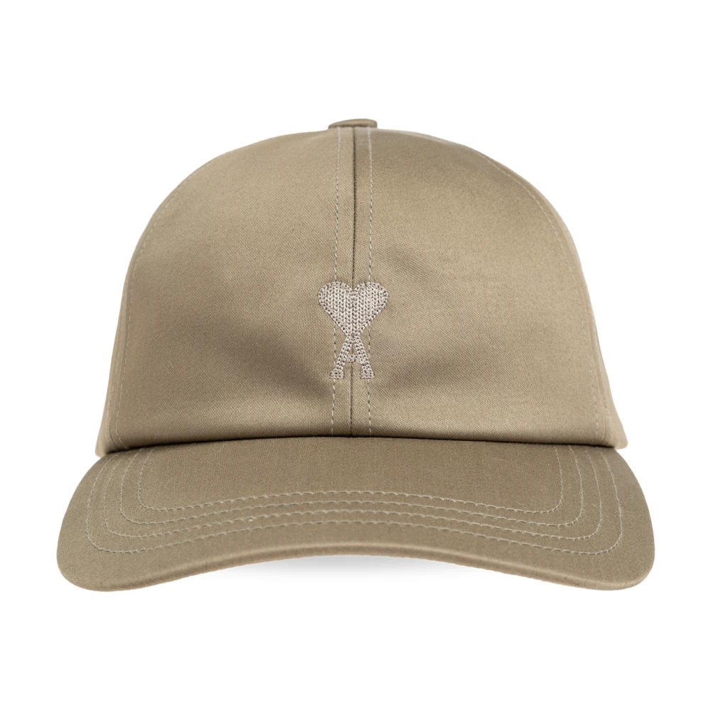 Ami Paris Pet met logo Beige Unisex