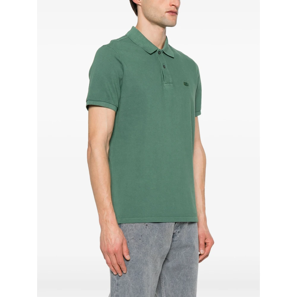 C.P. Company Polo Shirts Green Heren