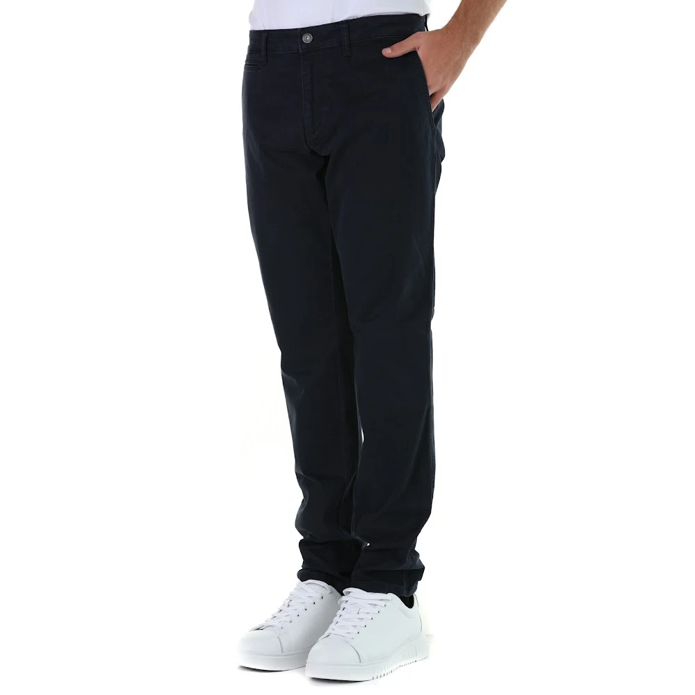 Napapijri Blauwe Herenbroek met Draad Blue Heren