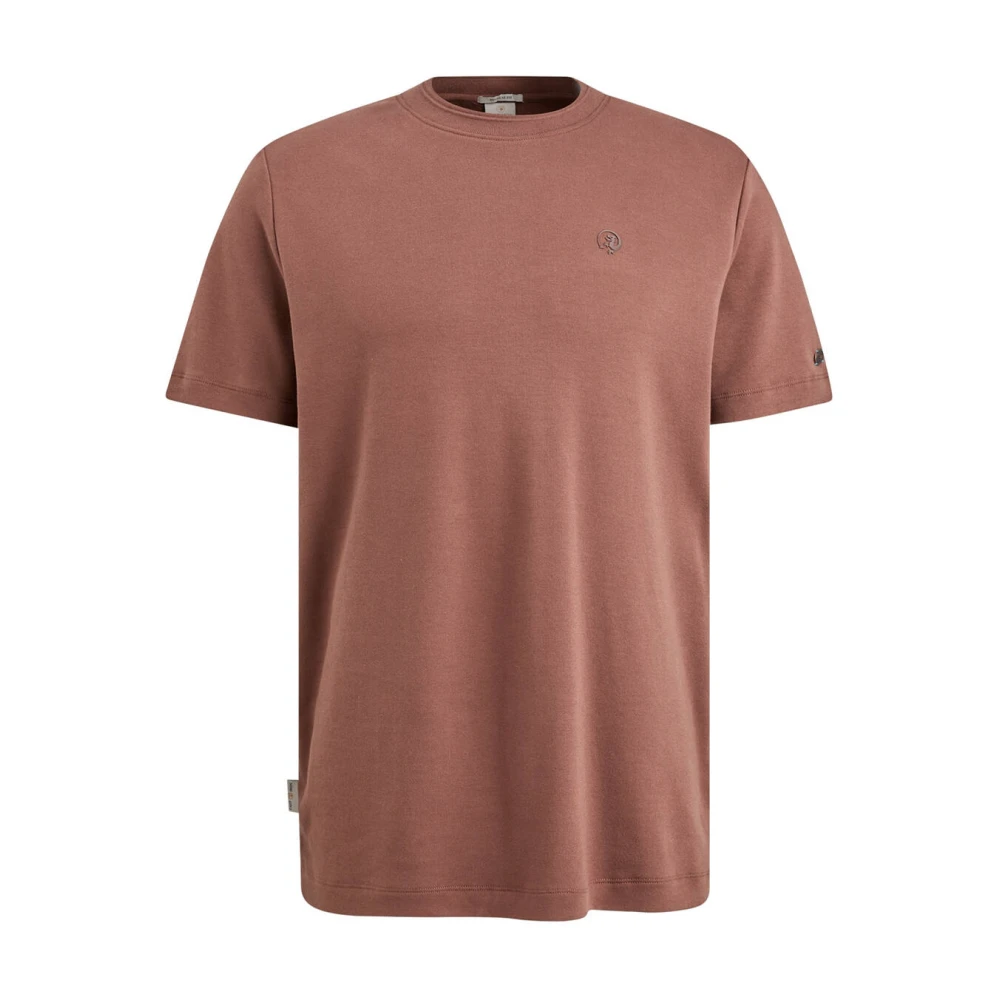 Cast Iron Korte mouw regular fit T-shirt Brown Heren