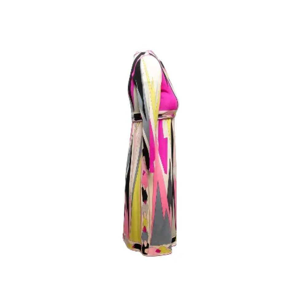 Emilio Pucci Pre-owned Fabric dresses Pink Dames