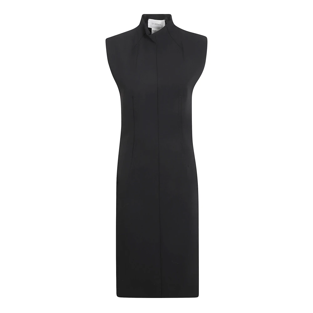 SPORTMAX Zwarte Jurken voor Vrouwen Alete1234 Black Dames