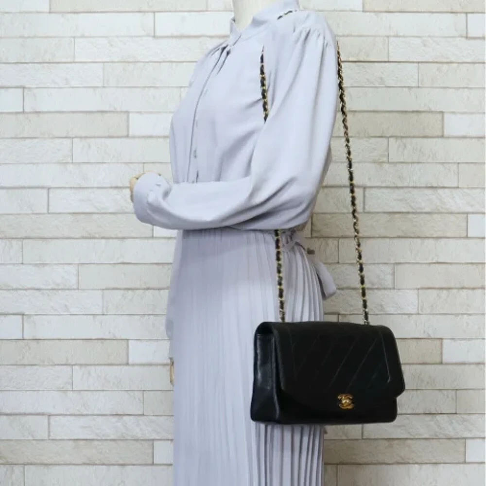 Chanel Vintage Pre-owned Fabric chanel-bags Black Dames