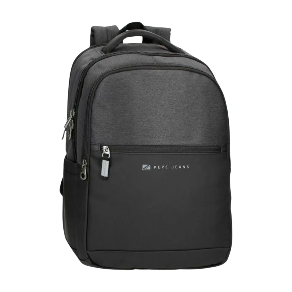 Pepe Jeans Stijlvolle Unisex Rugzak Jarvis Black Unisex