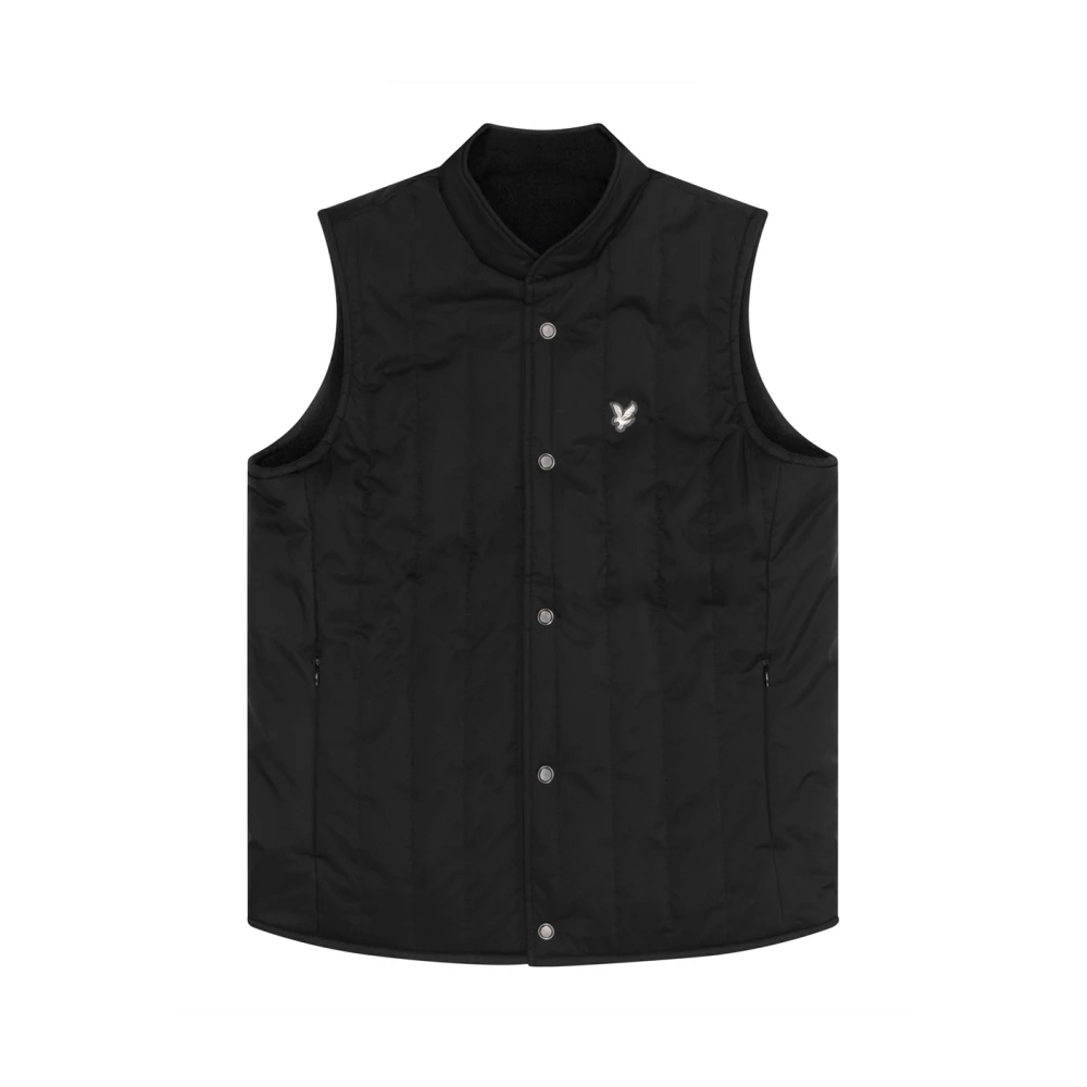 Lyle & Scott Omkeerbaar Gewatteerd Gilet Jack Black Heren