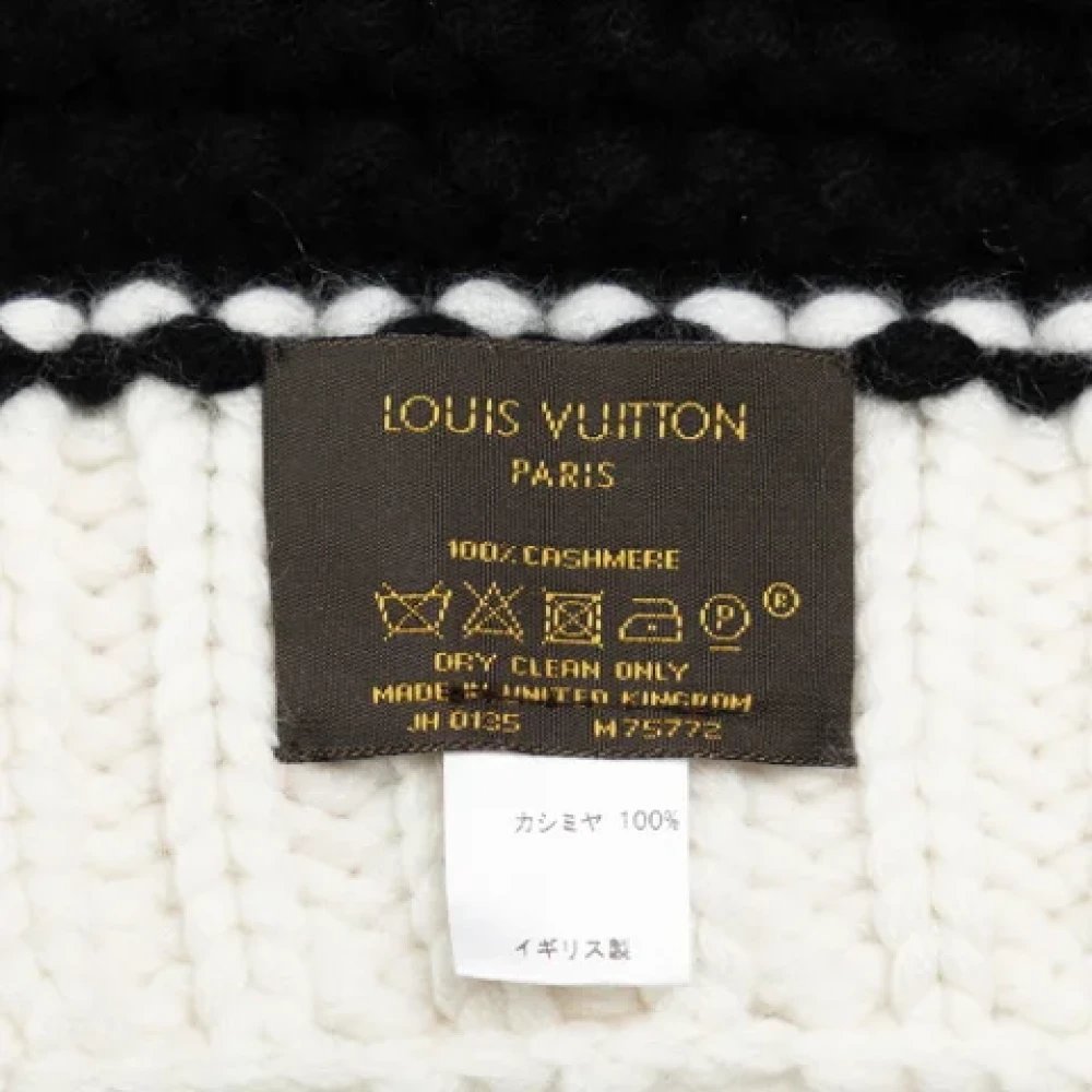 Louis Vuitton Vintage Pre-owned Silk scarves Black Dames