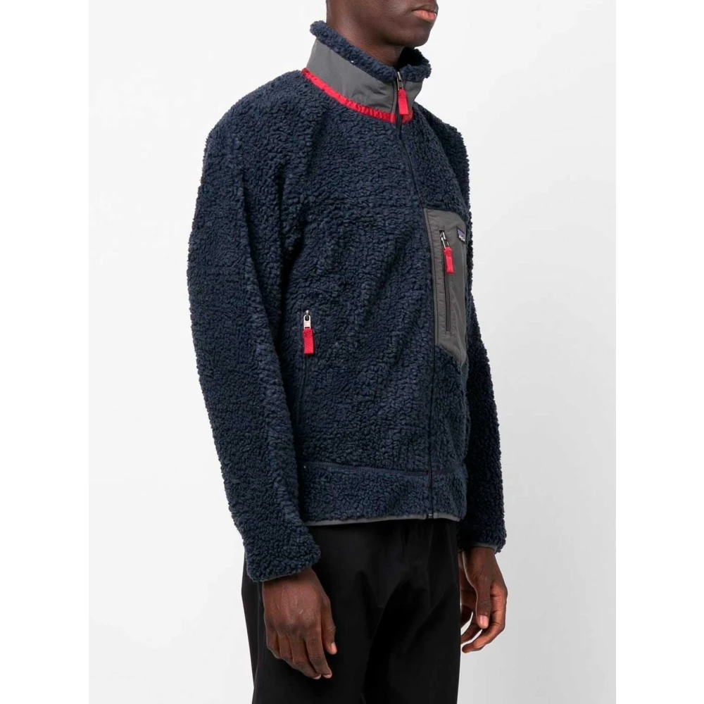 Patagonia Retro Furry Fleece Jas Blue Heren