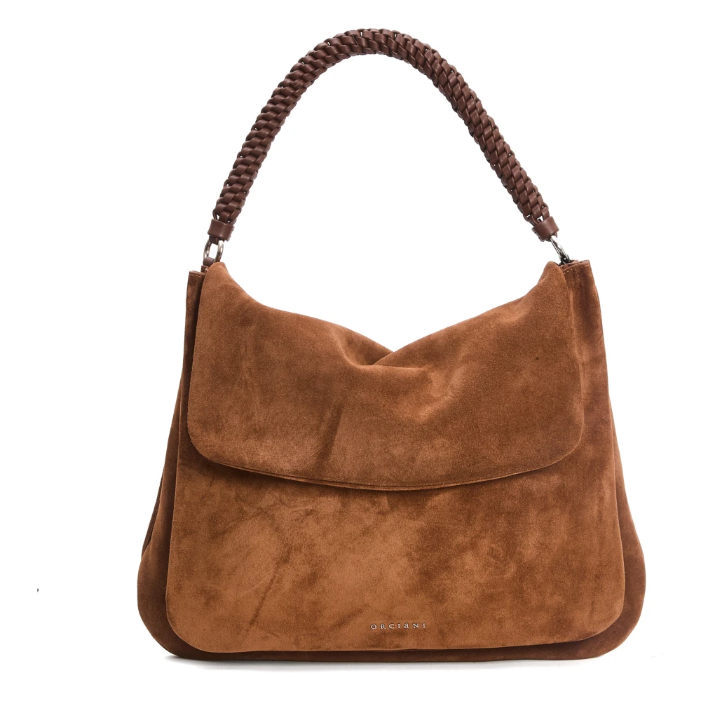 Orciani Stijlvolle leren handtas in Cuoio Brown Dames