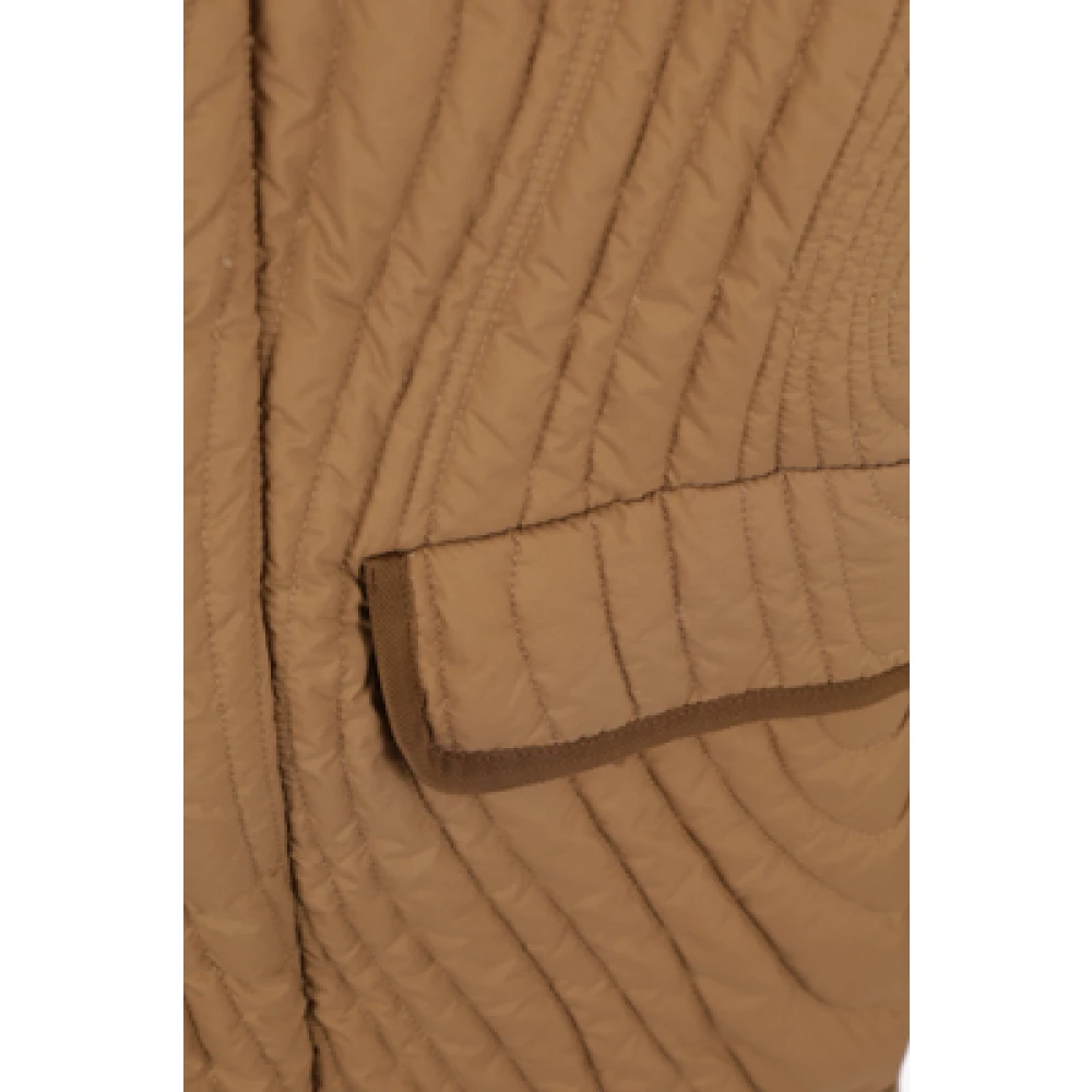 Moncler Grafische Beige Lichtgewicht Jas Brown Heren