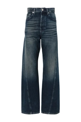 Twisted Blå Straight Jeans Casual Stil
