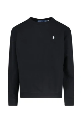 Svart Logo Crewneck Tröja