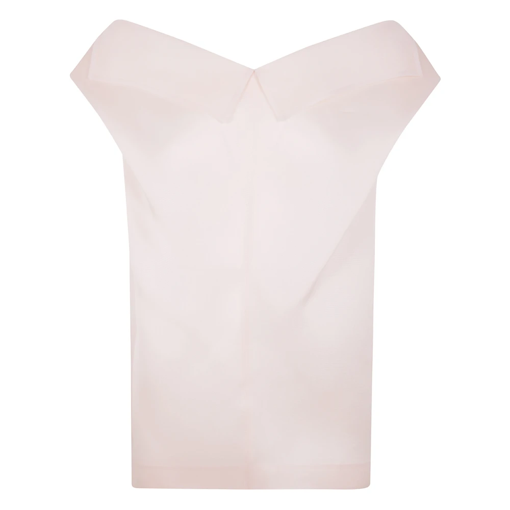Khaite Stijlvolle Ribgebreide Top Pink Dames