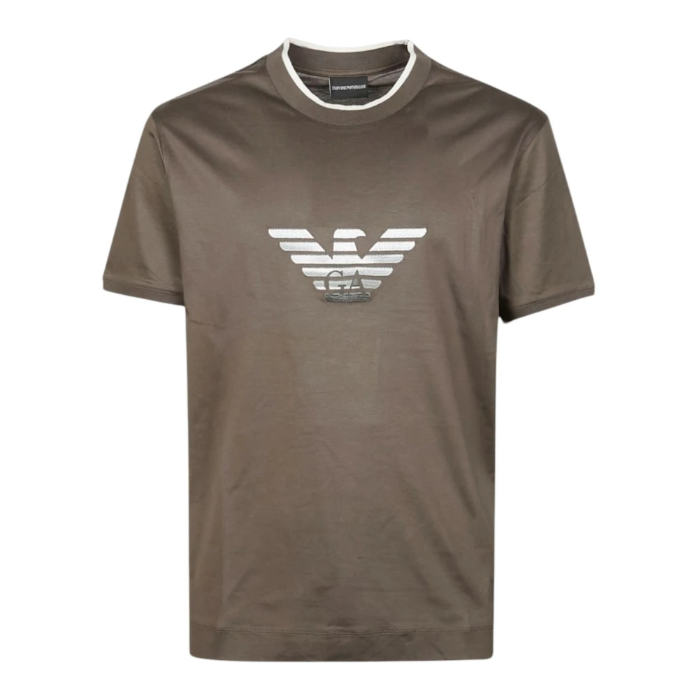 Emporio Armani Hombre Marrón - Camiseta - Tops - 2XL