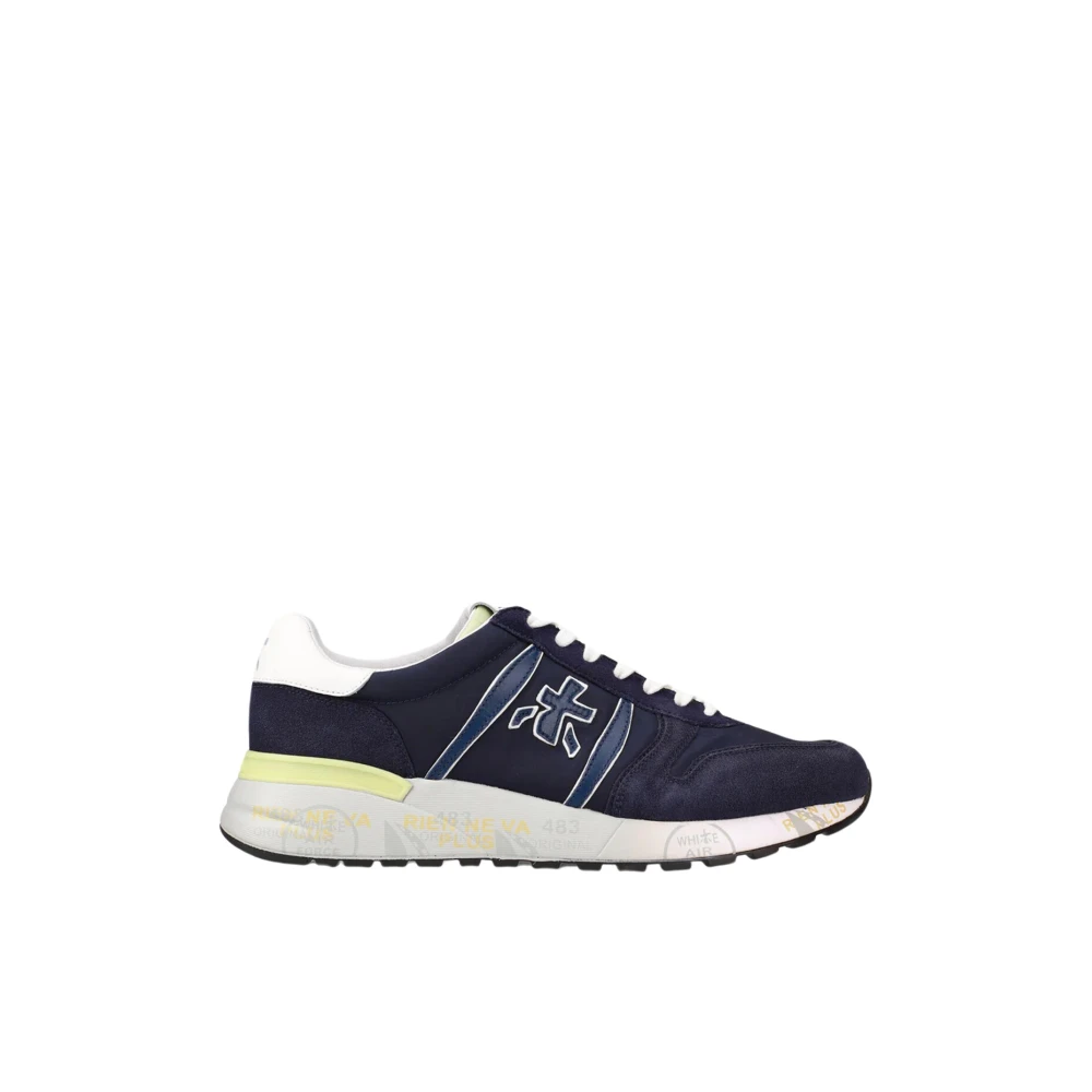 Premiata Lyxiga Stiliga Sneakers Blue, Herr