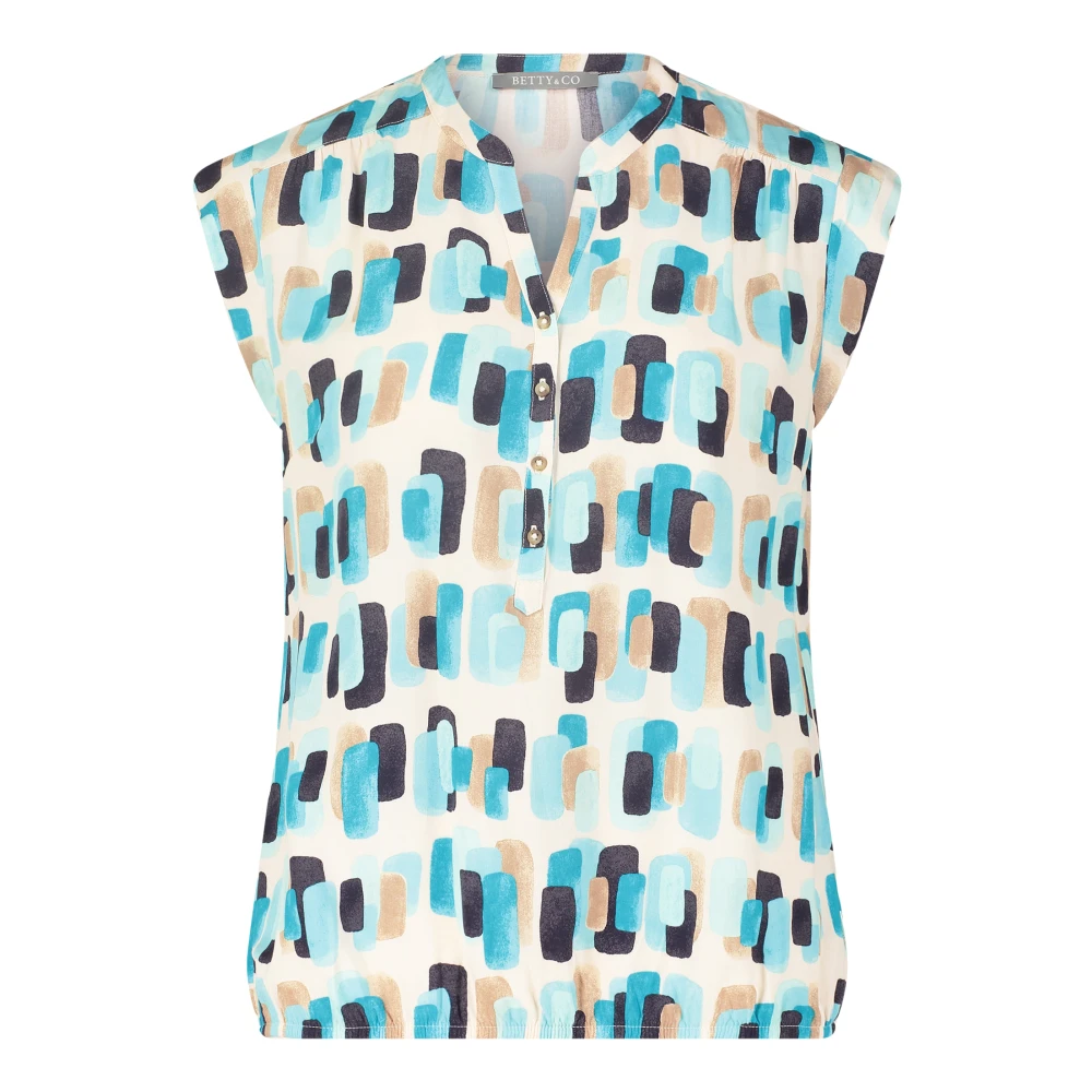 Betty & Co Blousetop met Grafische Print Multicolor Dames