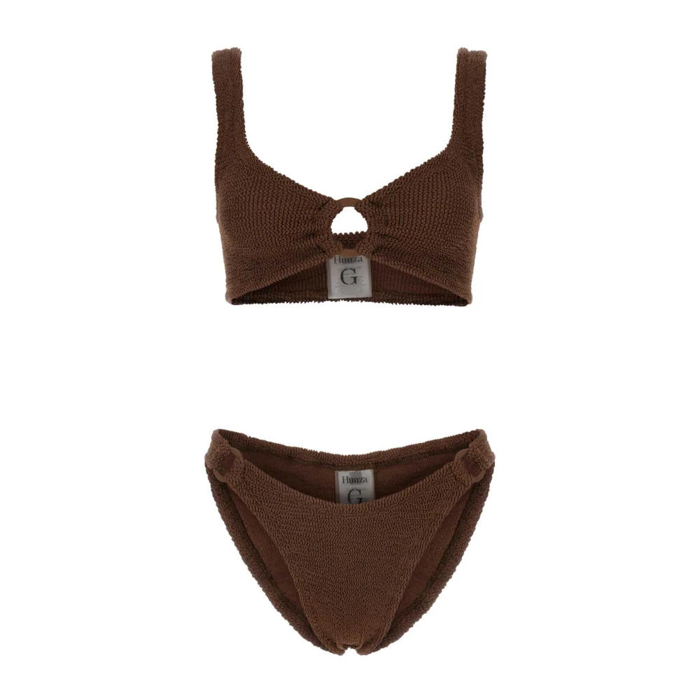 Hunza G Chocolade Hallie Bikini Badpak Brown Dames