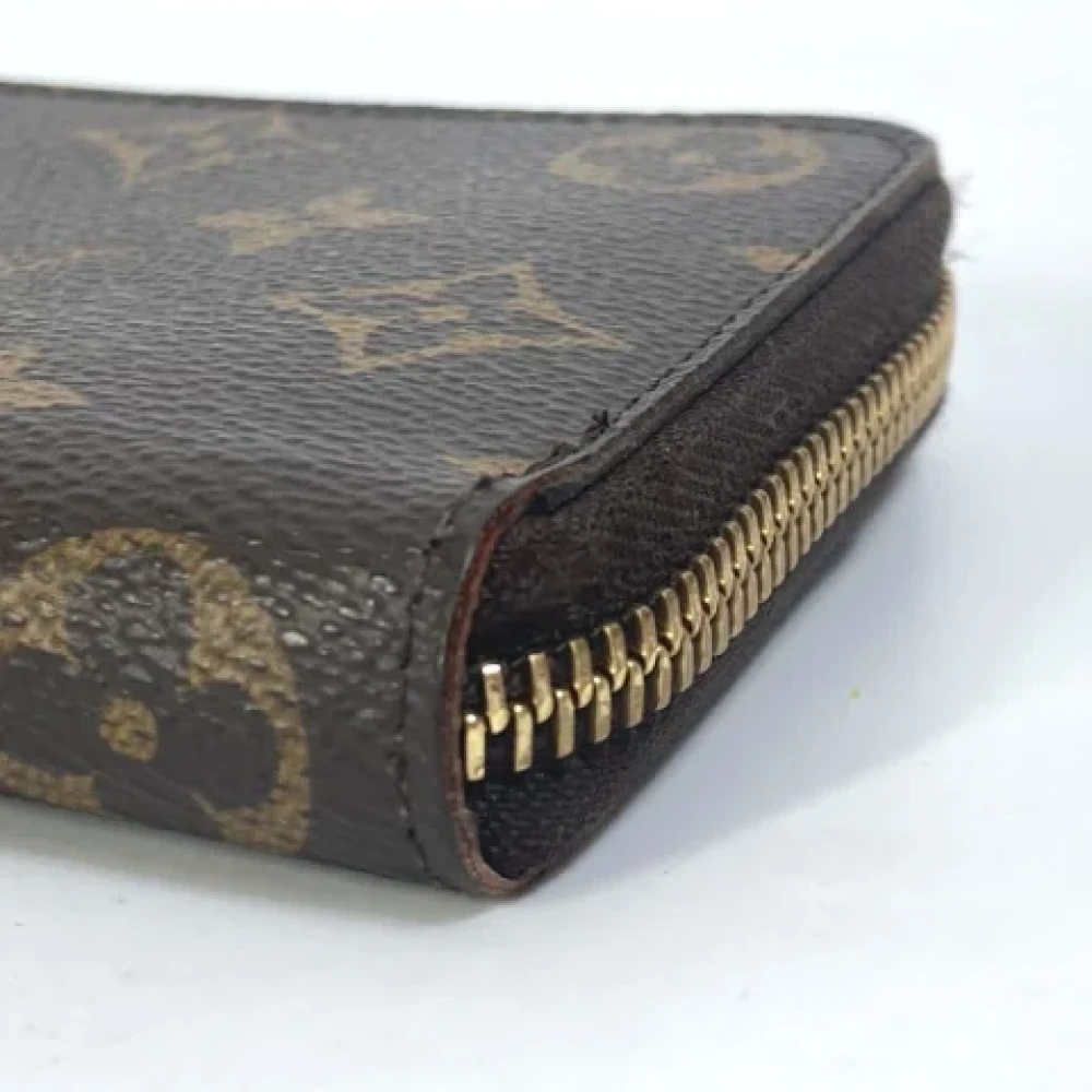 Louis Vuitton Vintage Pre-owned Cotton wallets Brown Dames