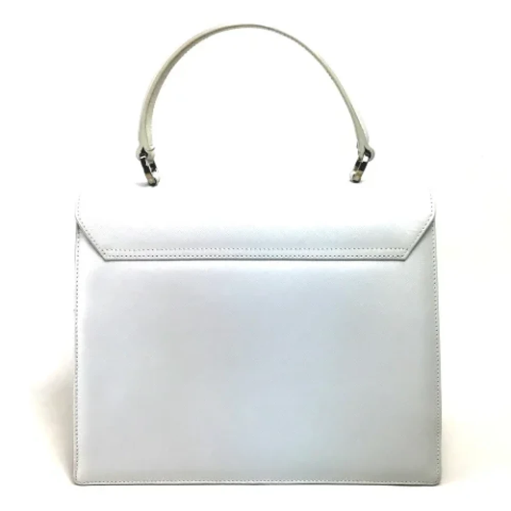 Salvatore Ferragamo Pre-owned Leather handbags White Dames
