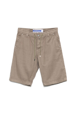 gron-elastisk-dragsko-i-midjan-shorts