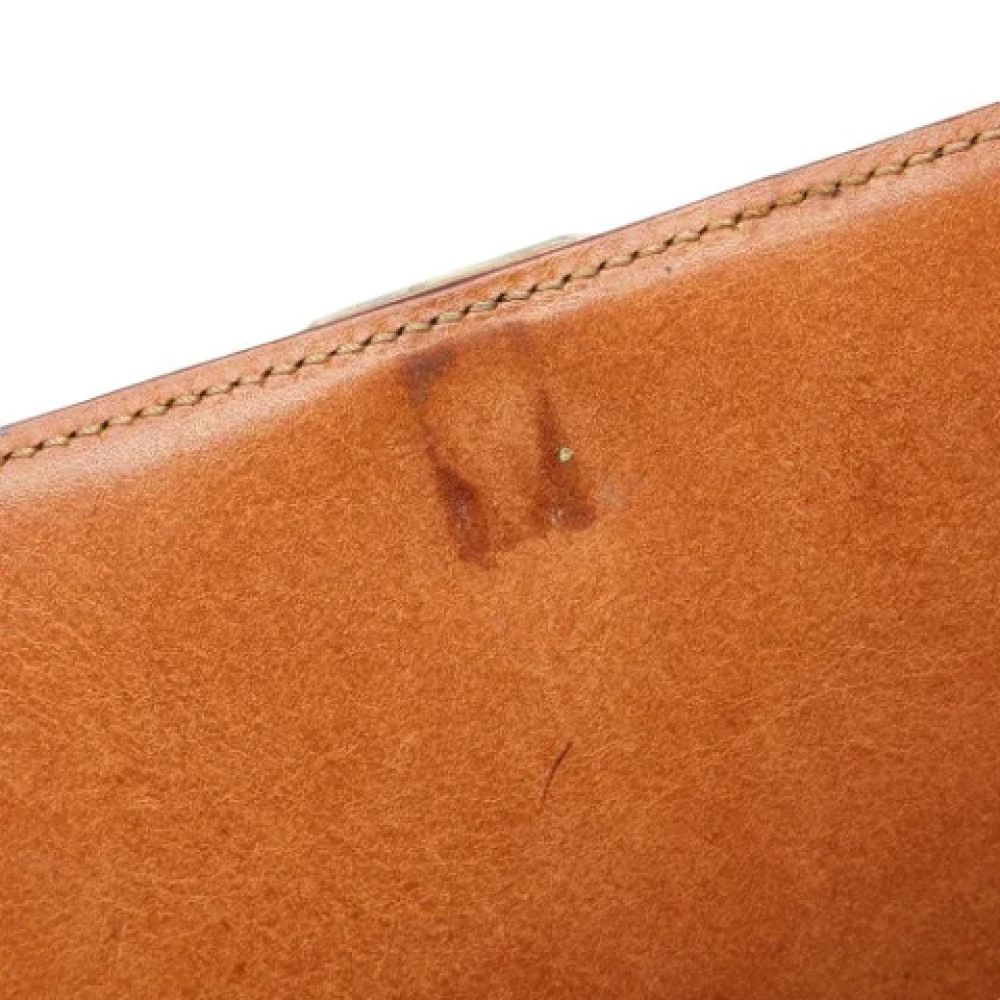 Celine Vintage Pre-owned Leather shoulder-bags Brown Dames
