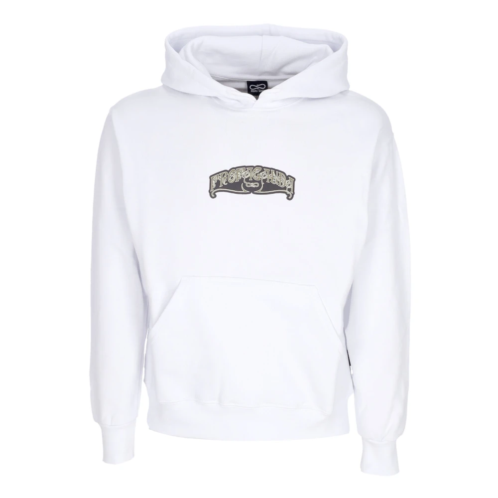 Propaganda Witte Dance Hoodie met Logo Print White Heren
