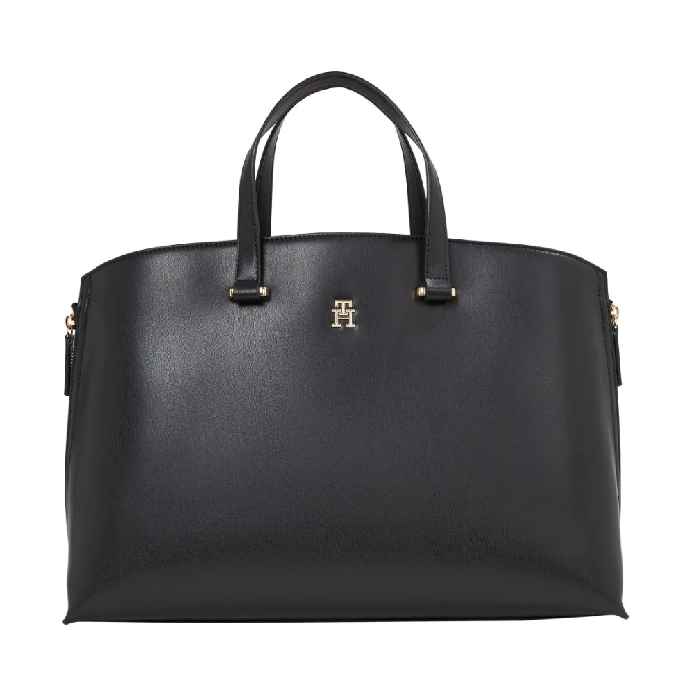 Tommy Hilfiger Zwarte Tote Tas voor Vrouwen Black Dames