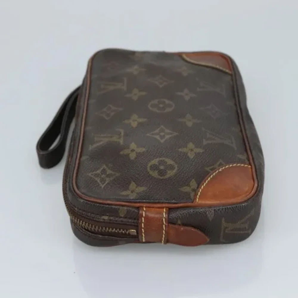 Louis Vuitton Vintage Pre-owned Canvas clutches Brown Dames