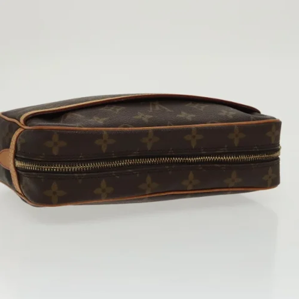 Louis Vuitton Vintage Pre-owned Canvas clutches Brown Dames