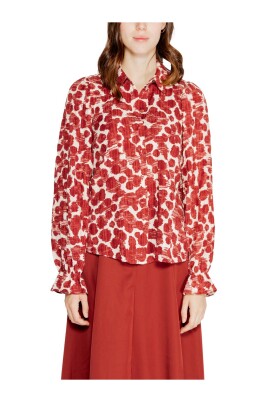 red-abstract-print-long-sleeve-shirt