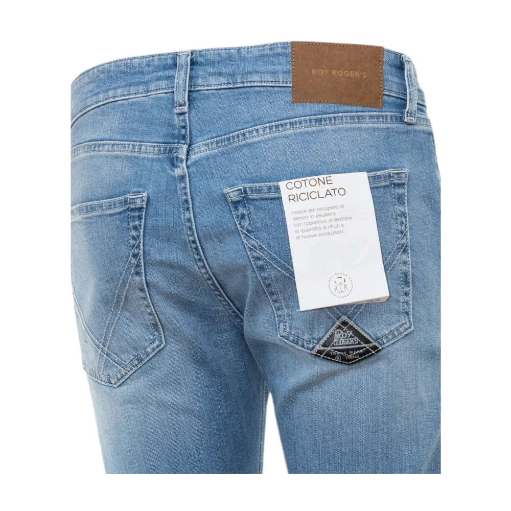 Roy Roger's Lichtgewassen denim jeans met kwast Blue Heren